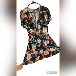 Floral Flare Summer/Spring Wedding Guest Dress